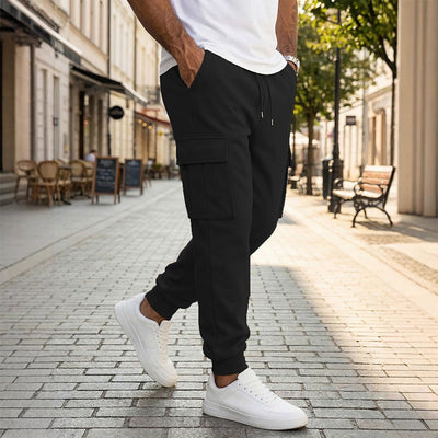 Pantalones de Trabajo Casual para Hombre con Múltiples Bolsillos y Cordón Ajustable - Image 9