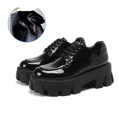 Zapatos Plataforma Sweet Cool - Cuero Genuino para Otoño e Invierno - Image 9