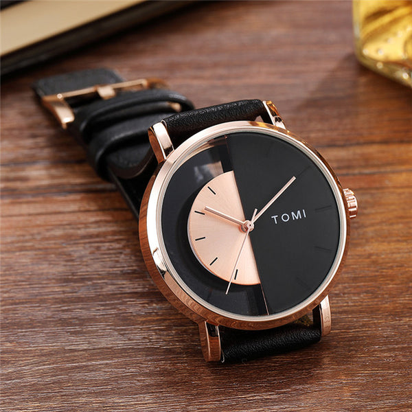 Reloj Retro Semicircular de Moda