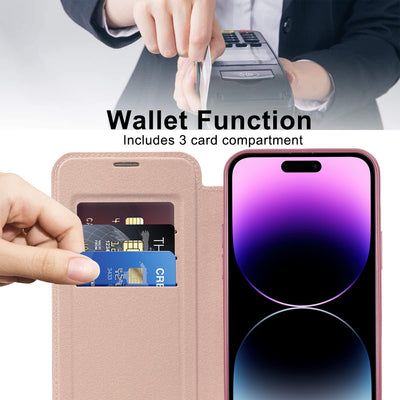 Funda Protectora con Cargador Inalámbrico Transparente y Soporte para Tarjetas - Image 16