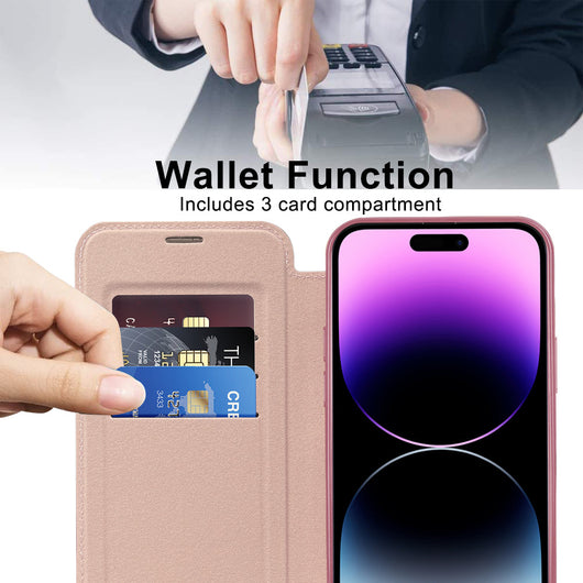 Funda Protectora con Cargador Inalámbrico Transparente y Soporte para Tarjetas - Image 16