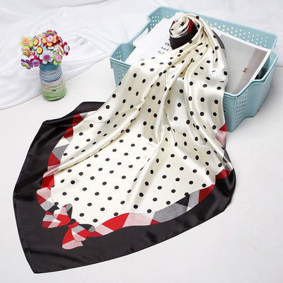 Pañuelo de Seda Estampado Vintage para Mujer - Image 21