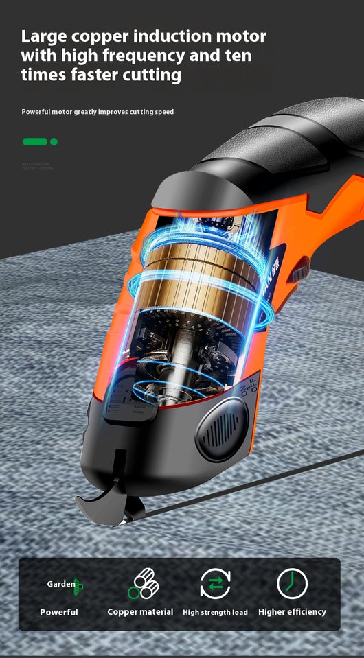 Cortadora Eléctrica de Tela con Batería de Litio - Modelo Compacto Profesional - Image 10