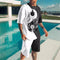 Conjunto Oversize 3DT: Camiseta y Shorts Cómodos para Hombre