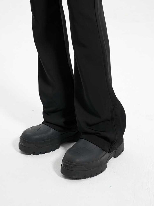 Pantalón Slim Flare con Costados Abiertos - Corte Moderno y Versátil - Image 4