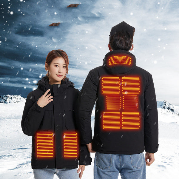 Chaqueta Calefactable Inteligente con Cargador USB
