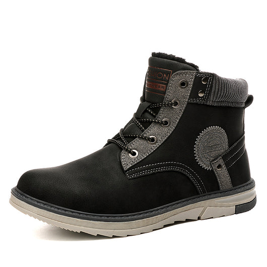 Botas Martin para Hombre de Cuero Premium con Forro de Cachemira - Image 3