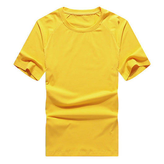 Playera Pareja Respirable de Seda Láctea, Cuello Redondo Color Liso - Image 8