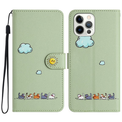 Cartera Flip con Diseño de Caricaturas Pintadas - Image 9