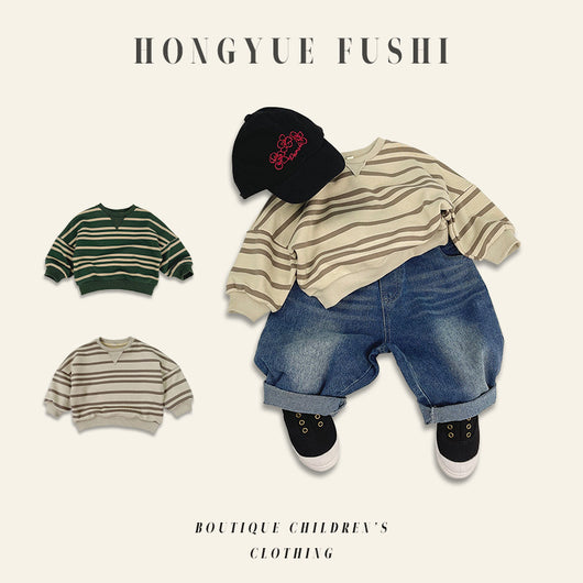Playera Casual Oversize para Niños y Niñas con Hombros Caídos - Image 2