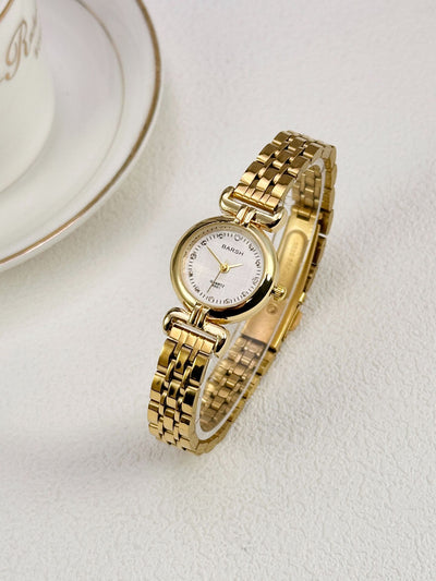 Reloj Dorado para Mujer Estilo Vintage con Pulsera de Acero - Image 23