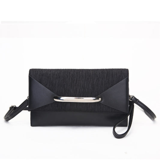 Bolso de Noche en Cuero PU para Mujer - Clutch Elegante de Diseño Moderno