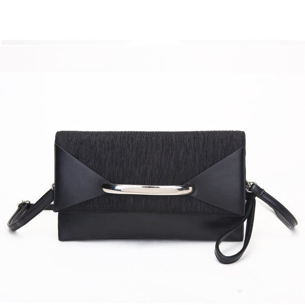 Bolso de Noche en Cuero PU para Mujer - Clutch Elegante de Diseño Moderno