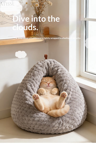 Cama Térmica Acolchada para Mascotas - Diseño Infantil Cálido - Image 9