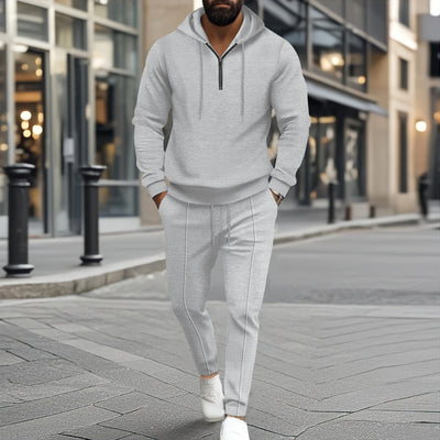 Conjunto Deportivo Dos Piezas con Sudadera Texturizada y Pantalón Largo - Image 4