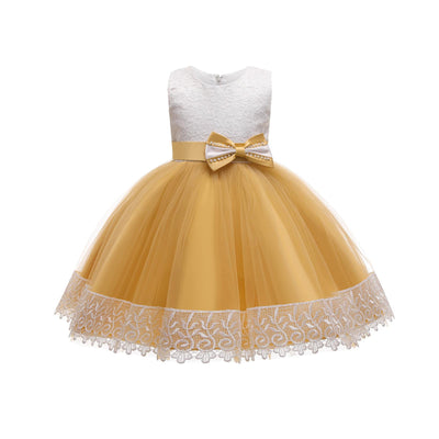 Vestido de Princesa Niña con Encaje y Tul Esponjoso - Image 4