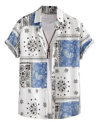 Camisa Hawaiana Casual con Estampado Creativo para Hombre - Image 2