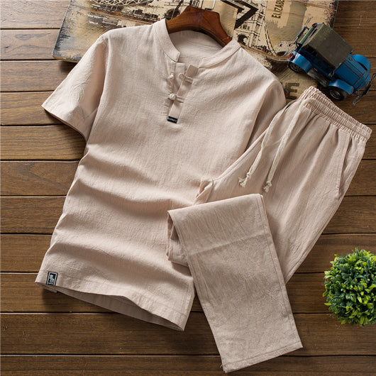 Conjunto de Pantalón y Camiseta Casual para Hombre - Image 10