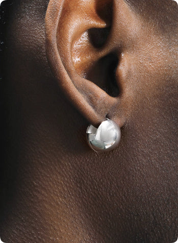 Aretes de Plata Esterlina S925 para Hombre - Estilo Hip-hop Urbano - Image 8