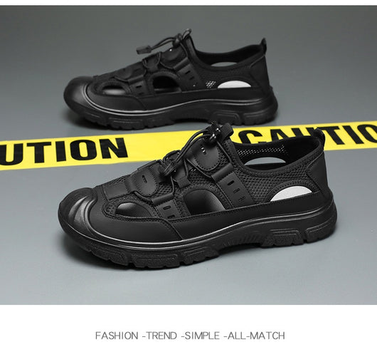 Sandalias Deportivas con Botón Giratorio para Hombre - Comodidad Playa y Casual - Image 9