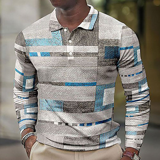 Camisa de Vestir Elegante con Solapas Largas para Hombre - Image 3