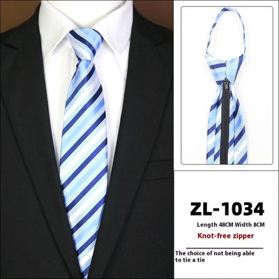 Corbata con Cierre Ejecutiva sin Nudo para Hombre - Image 39