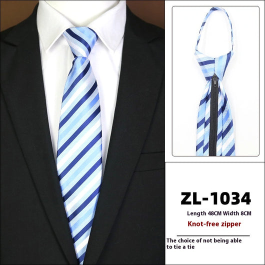 Corbata con Cierre Ejecutiva sin Nudo para Hombre - Image 39