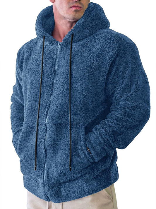 Chaqueta Cardigan Acolchada con Capucha para Hombre - Image 2