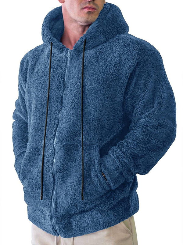 Chaqueta Cardigan Acolchada con Capucha para Hombre