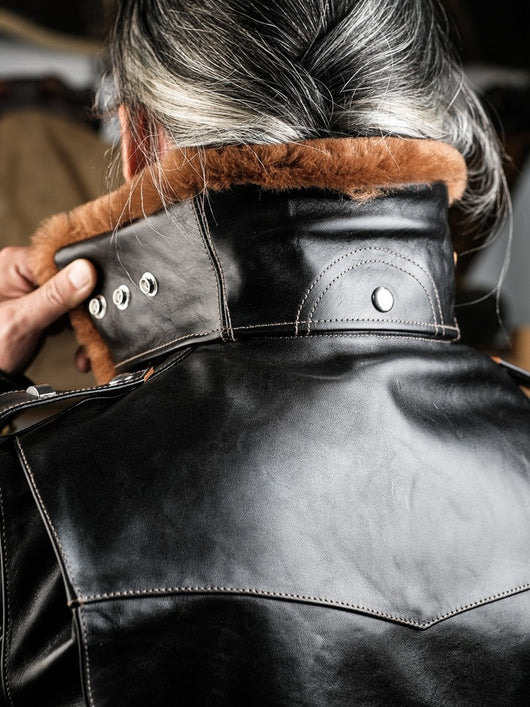 Chaqueta para Hombre con Cuello de Piel Desmontable y Cinturón Ajustable - Image 7