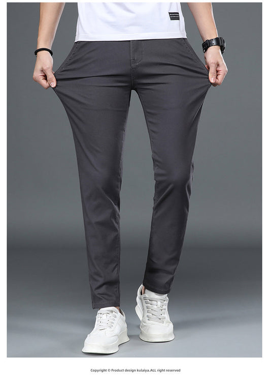 Pantalones de Vestir Elásticos Slim Fit con Cintura Ajustable - Image 20