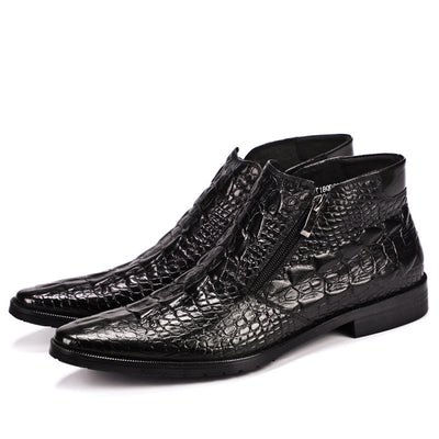 Botas Altas de Cuero para Hombre Knight - Estilo y Durabilidad - Image 2