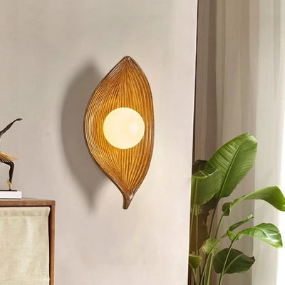 Lámpara de Pared Hoja Nórdica Estilo Japonés Silenciosa - Image 3