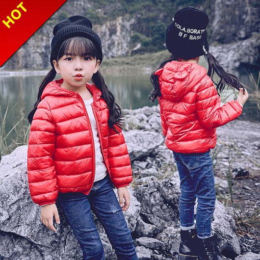 Chaqueta Acolchada Infantil con Plumón Ligero y Orejas - Image 7