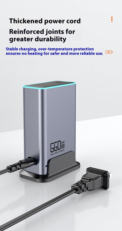 Cargador Rápido GaN 660W Multi-Puerto para Dispositivos Móviles y Tablets - Image 15