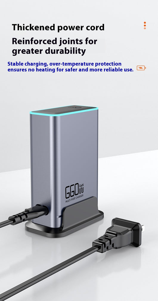 Cargador Rápido GaN 660W Multi-Puerto para Dispositivos Móviles y Tablets - Image 15