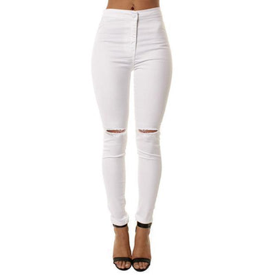 Pantalones Vaqueros Rasgados para el Verano - Image 10