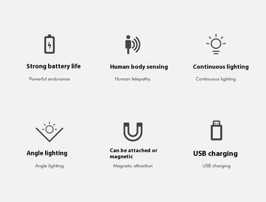Lámpara LED con Sensor de Movimiento Recargable para Pasillos y Escaleras - Image 18