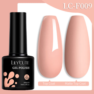 Set de Pegamento para Uñas con Brillo de Color Sólido - Image 44