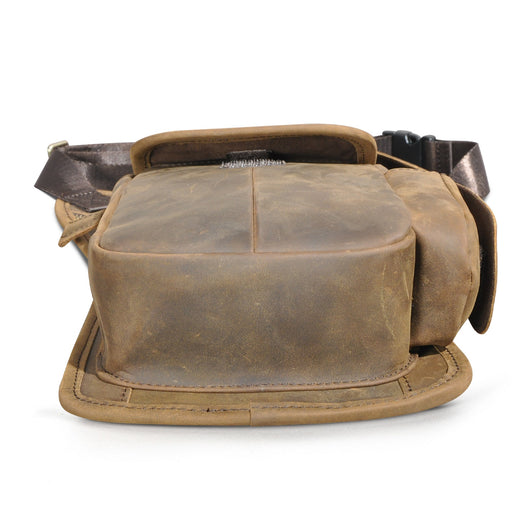 Bolsa de Cintura de Cuero Curtido al Aceite Vintage para Hombre - Estilo Outdoor - Image 24