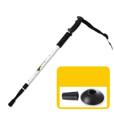 Bastones de Trekking Ultraligeros Plegables de Aluminio con Mango Recto - Image 21