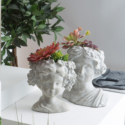 Estatua Decorativa con Flores para Jardín - Image 16