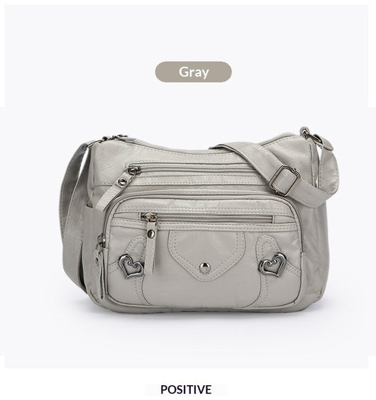 Bolso Bandolera de Lujo Versátil con Diseño Multicapas Espacioso - Image 41