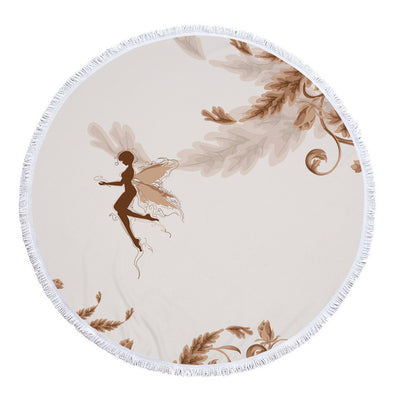 Toalla de Playa Redonda Microfiber con Borlas - Suavidad Premium - Image 5