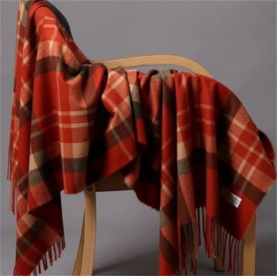 Bufanda de Cachemira con Lunares para Otoño e Invierno - Image 24