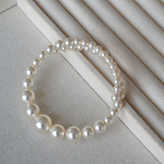 Pulsera de Perlas Degradadas - Elegancia Refinada para Mujeres - Image 10