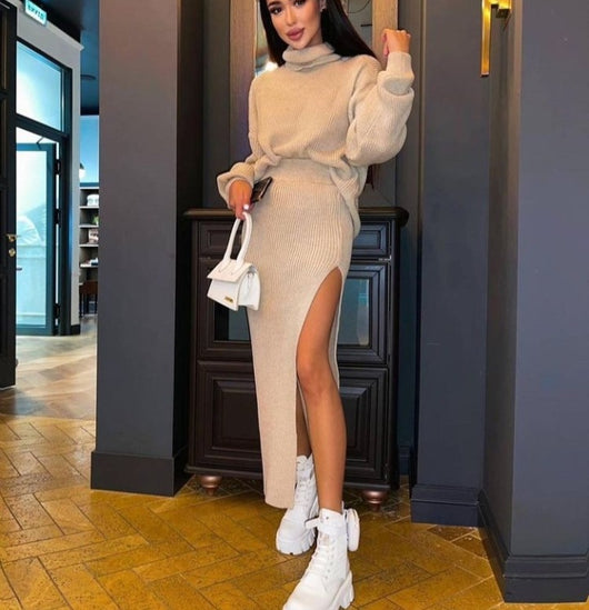 Suéter Cuello Alto Oversize