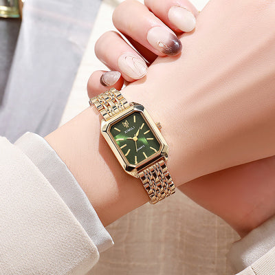Reloj Cuadrado Elegante para Mujer con Cuarzo y Banda de Acero Inoxidable - Image 20