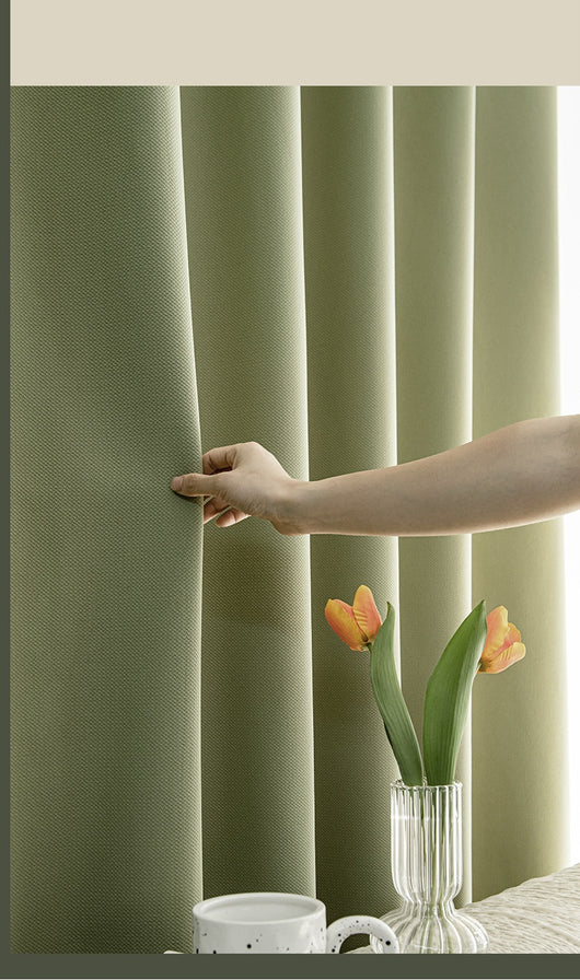 Cortinas Blackout Mira con Lunares de Algodón para Dormitorio - Image 24