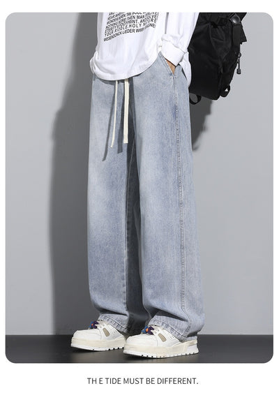 Jeans Hombre Pierna Ancha Minimalista y Cómodo - Image 13